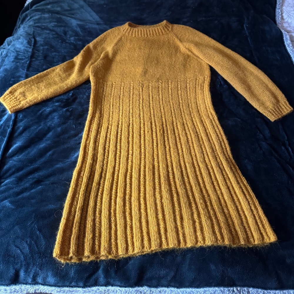 Hand knitted dress